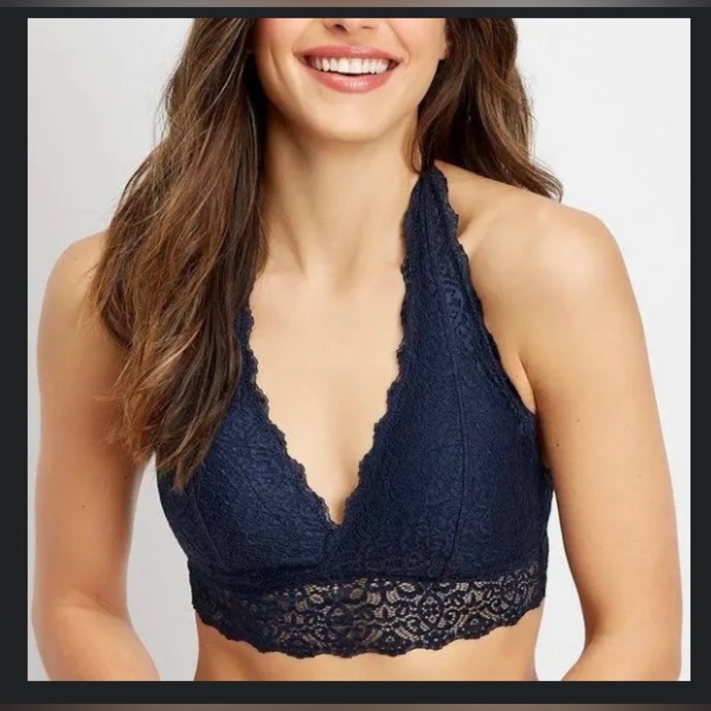 Maurice’s Navy Lace Bralette XL